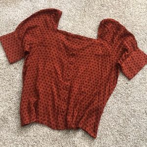 Cute Terracotta Brown Top - Brand new
